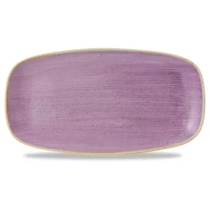 Churchill Stonecast Lavender Oblong Chefs' Plate 18.9 x 35.5cm/7.44 x 13.94"