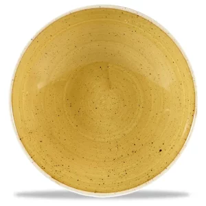 Churchill Stonecast Mustard Evolve Coupe Bowl 443ml/15oz