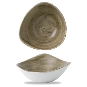 Churchill Stonecast Patina Antique Taupe Lotus Bowl 370ml/13.02oz