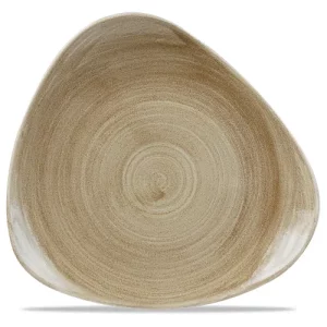 Churchill Stonecast Patina Antique Taupe Lotus Plate 31.1cm/12.19"