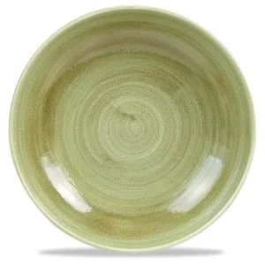Churchill Stonecast Patina Burnished Green Evolve Coupe Bowl 444ml/15oz