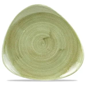 Churchill Stonecast Patina Burnished Green Lotus Plate 19.2cm/7.5"