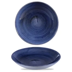 Churchill Stonecast Patina Cobalt Blue Evolve Coupe Bowl 1.136L/39.98oz