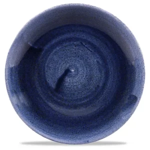 Churchill Stonecast Patina Cobalt Blue Evolve Coupe Plate 16.5cm/6.44"