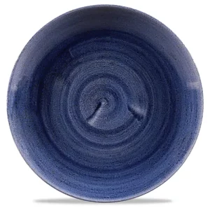 Churchill Stonecast Patina Cobalt Blue Evolve Coupe Plate 21.7cm/8.5"