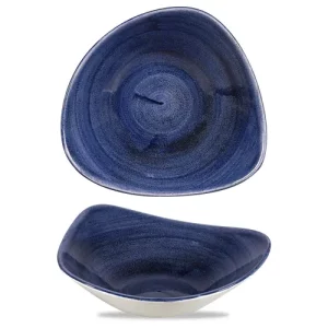 Churchill Stonecast Patina Cobalt Blue Lotus Bowl 600ml/21.12oz