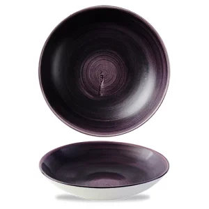 Churchill Stonecast Patina Deep Purple Evolve Coupe Bowl 426ml/15oz