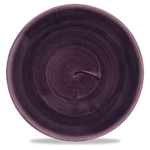 Churchill Stonecast Patina Deep Purple Evolve Coupe Plate 21.7cm/8.34"