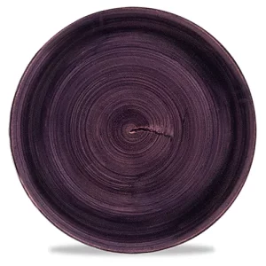 Churchill Stonecast Patina Deep Purple Evolve Coupe Plate 26cm/10.25"