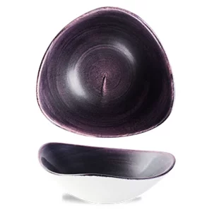 Churchill Stonecast Patina Deep Purple Lotus Bowl 384ml/13oz