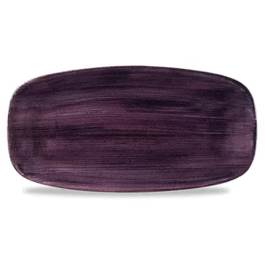 Churchill Stonecast Patina Deep Purple Oblong Chefs' Plate 29.8 x 15.3cm/11.75 x 6"