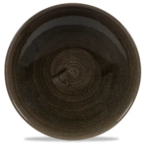 Churchill Stonecast Patina Iron Black Evolve Coupe Bowl 426ml/15oz