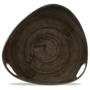 Churchill Stonecast Patina Iron Black Lotus Plate 19.2cm/7.5"