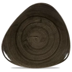 Churchill Stonecast Patina Iron Black Lotus Plate 31.1cm/12.25"