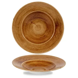 Churchill Stonecast Patina Vintage Copper Profile Wide Rim Bowl Large 468ml/10oz