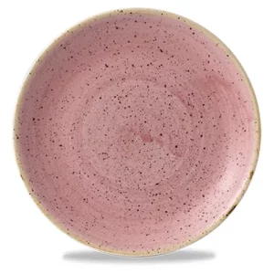 Churchill Stonecast Petal Pink Evolve Coupe Plate 16.5cm/6.44"