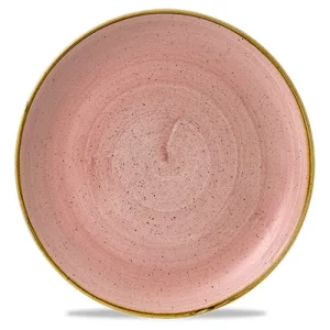Churchill Stonecast Petal Pink Evolve Coupe Plate 28.8cm/11.31"