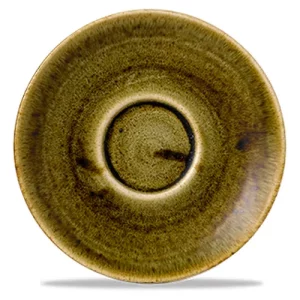 Churchill Stonecast Plume Olive Cappuccino Saucer 15.6cm/6.25"