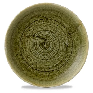 Churchill Stonecast Plume Olive Evolve Coupe Plate 16.5cm/6.5"