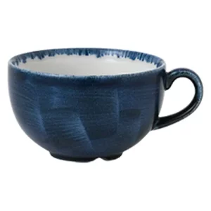 Churchill Stonecast Plume Ultramarine Cappuccino Cup 340ml/12oz