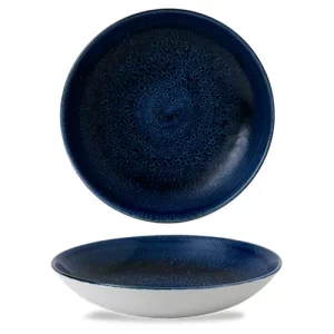 Churchill Stonecast Plume Ultramarine Evolve Coupe Bowl 1183ml/40oz
