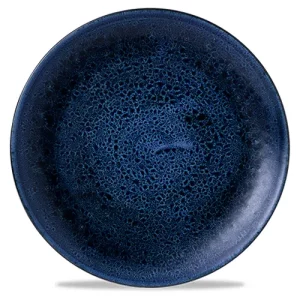 Churchill Stonecast Plume Ultramarine Evolve Coupe Plate 26cm/10.25"