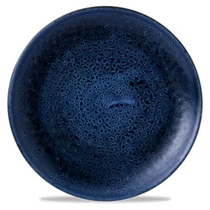 Churchill Stonecast Plume Ultramarine Evolve Coupe Plate 28.8cm/11.25"