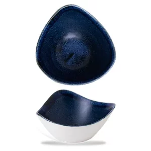 Churchill Stonecast Plume Ultramarine Lotus Bowl 260ml/9oz