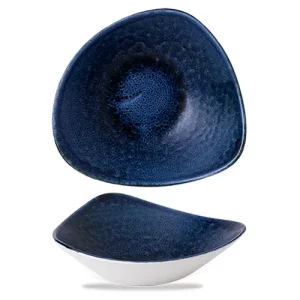 Churchill Stonecast Plume Ultramarine Lotus Bowl 600ml/21oz