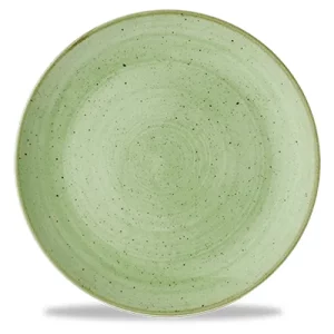 Churchill Stonecast Sage Green Evolve Coupe Plate 21.7cm/8.34"