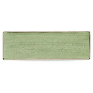 Churchill Stonecast Sage Green Oblong Plate 32.3 x 10.5cm/12.72 x 4.13"