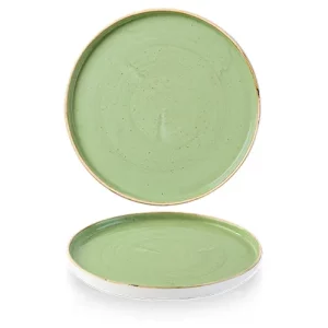 Churchill Stonecast Sage Green Walled Plate 21cm/8.25"