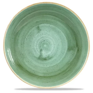Churchill Stonecast Samphire Green Evolve Coupe Bowl 1183ml/40oz