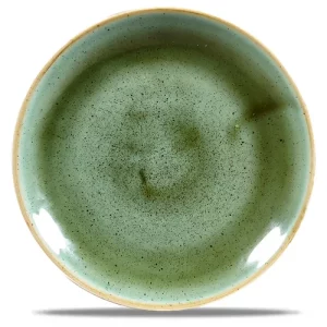 Churchill Stonecast Samphire Green Evolve Coupe Plate 16.5cm/6.44"
