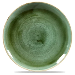 Churchill Stonecast Samphire Green Evolve Coupe Plate 21.7cm/8.5"