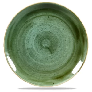 Churchill Stonecast Samphire Green Evolve Coupe Plate 28.8cm/11.31"
