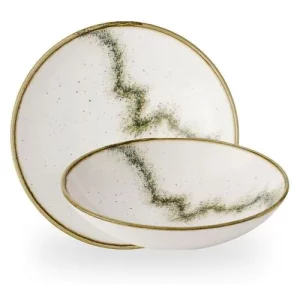 Churchill Stonecast Spice Barley White Evolve Coupe Bowl 444ml/15oz