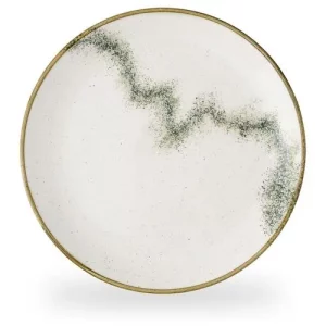 Churchill Stonecast Spice Barley White Evolve Coupe Plate 28.8cm/11.25"