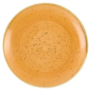 Churchill Stonecast Tangerine Evolve Coupe Plate 16.5cm/6.5"