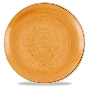 Churchill Stonecast Tangerine Evolve Coupe Plate 28.8cm/11.25"