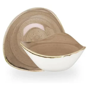 Churchill Stonecast Truffle Lotus Bowl 260ml/8.8oz