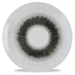 Churchill Studio Prints Agano Black Evolve Coupe Plate 26cm/10.19"