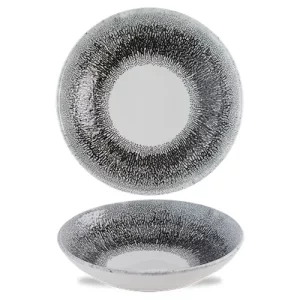Churchill Studio Prints Fusion Black Evolve Coupe Bowl 426ml/15oz