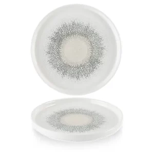 Churchill Studio Prints Fusion Grey Walled Plate 21cm/8.25"