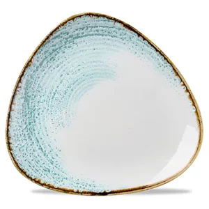 Churchill Studio Prints Homespun Accents Aquamarine Lotus Plate 26.5cm/10.5"