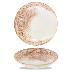 Churchill Studio Prints Homespun Accents Coral Evolve Coupe Bowl 1183ml/40oz