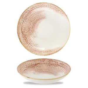 Churchill Studio Prints Homespun Accents Coral Evolve Coupe Bowl 444ml/15oz