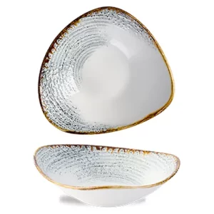 Churchill Studio Prints Homespun Accents Jasper Grey Lotus Bowl 600ml/21oz