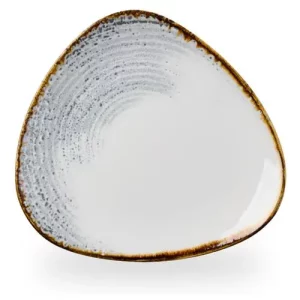 Churchill Studio Prints Homespun Accents Jasper Grey Lotus Plate 22.9cm/9"