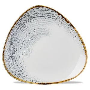 Churchill Studio Prints Homespun Accents Jasper Grey Lotus Plate 26.5cm/10.5"